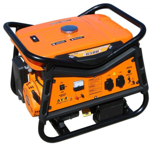 Генератор бензиновый STANDARD G6500E,220V, 6 кВт ,Электростарт , 13 Л/C , расход 3.2 л/ч, FOXWELD
