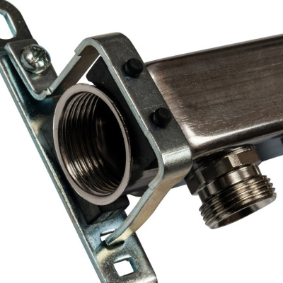 Коллекторный блок STOUT в сборе 1"х 3 вых x 3/4" SMS 0923 000003 нержавеющая сталь