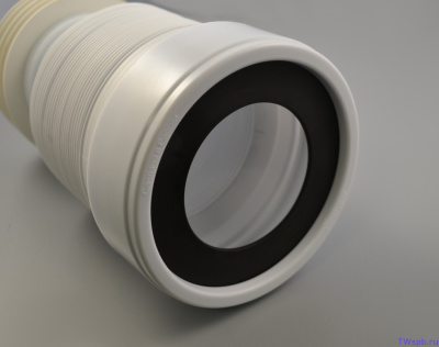 Слив для унитаза АНИ с мягк. манжетой  К828 110мм 231-500мм