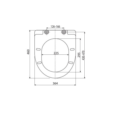 Сиденье для унитаза   ALCAPLAST A66 SOFTCLOSE  дюропласт  