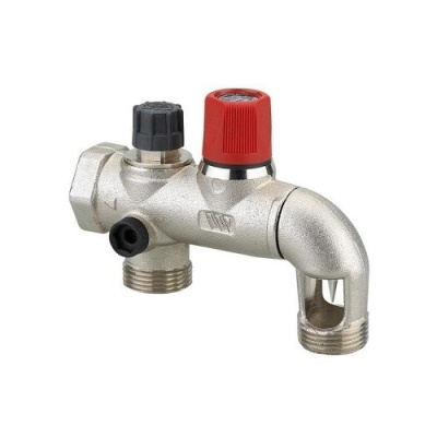 Watts SV/NA 52 x 1/2" Группа безопасности для электронагревателей, 6 бар (до 10 кВт) 