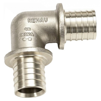 Угол 32 RAUTHERM S  оцинкованная латунь  REHAU