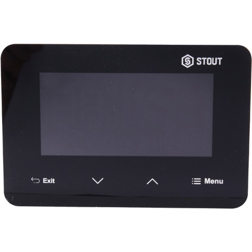 Проводной комнатный двухпозиционный регулятор ST-293v3, черный STE-0101-029332 STOUT