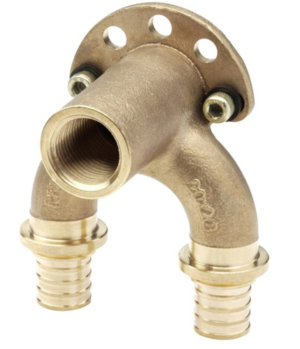 Водорозетка проходная   RAUTITAN RX   20/20 х 1/2"  Внутренняя резьба Бронза REHAU