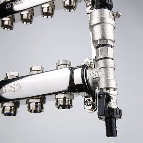 Коллекторный блок VALTEC AISI 304 нержавеющая сталь  1" х 3/4" х 6 вых.VTc.588.EMNX.0606