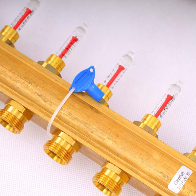 Коллекторная группа 1х 3/4" на 6 контуров с расходомерами HKV/T  WATTS теплый пол