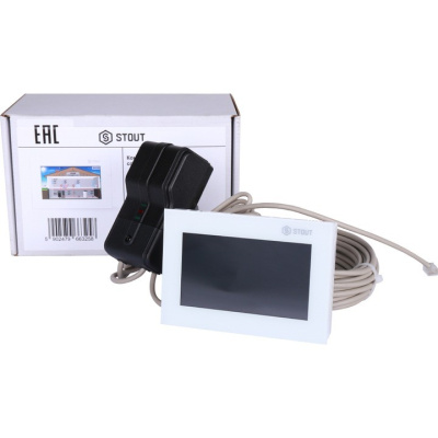 Комнатный регулятор со связью RS, ST-281 STE-0101-100281 STOUT