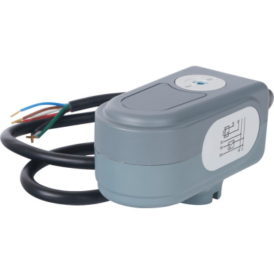 Сервопривод ход 90, кабель 1 м, 40сек, 230 V, 5 полюсов для зональных клапанов SVM-0071-230005 STOUT