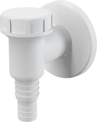 Обратный клапан для стиральной машины белый наружный  APS2  ALCAPLAST