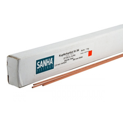 Припой твердый пруток L-Ag2P SANHA