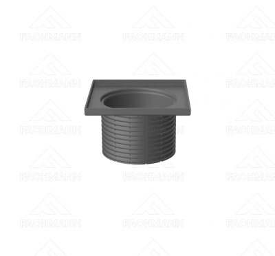 Надставной элемент с нержавеющей решеткой с сухим затвором для трапов серии 310, 510, 520