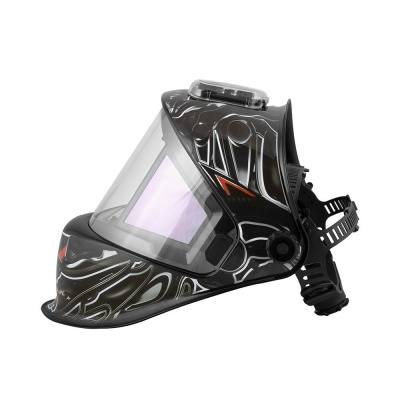 Маска КОРУНД МЕГА "черная"  ф-р MEGA, внеш. рег.) в коробке FoxWeld