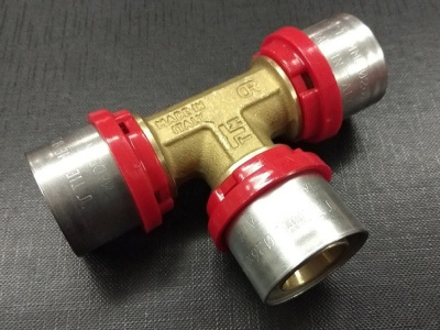 Тройник  50 пресс TIEMME Металлопластик   1650108