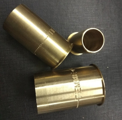 Гильза 110 х 10 латунь для труб ПНД  TIEMME  