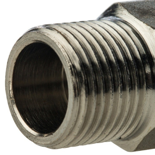 Кран шаровой  угловой  1/2"x3/4" резьба наружная - наружная STOUT SVB-0059-001234