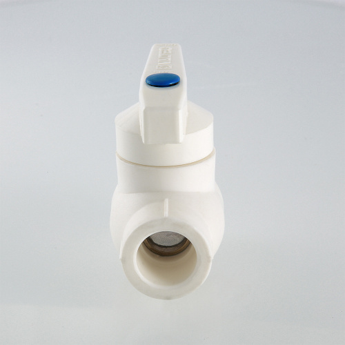 Кран PPR шаровый DN 32 мм VALTEC с латунной обоймой, полипропиленовый  VTp.744.0.032