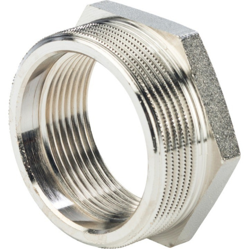 Фитинг STOUT Футорка 2 x 1,1/2  SFT-0029-002112 наружная - внутренняя резьба латунь никелированная