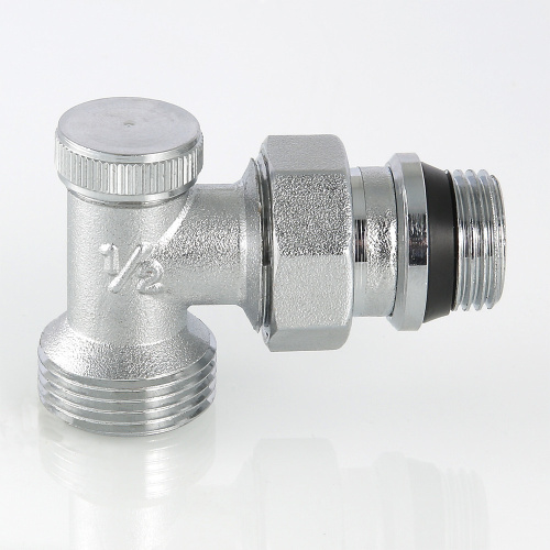 Клапан настроечный угловой (с доп. уплотнением) 1/2" * Евроконус VALTEC VT.019.NER.04