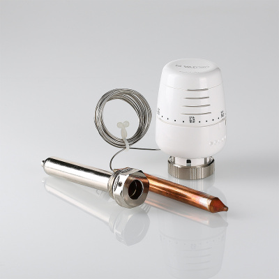 Термоголовка с выносным погружным датчиком (диап. Регул-ки 20-60С) 2м. VALTEC VT.5011.0.0