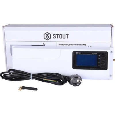 Беспроводной контроллер термостатических клапанов L-8e STE-0101-008000 STOUT