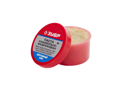 Флюс неактивный ЗУБР ,паяльный жир,нейтральный,20г.