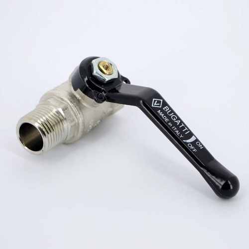 605 Кран шаровый  ручка 1/2'' наружная-внутренняя резьба  BUGATTI ARIZONA