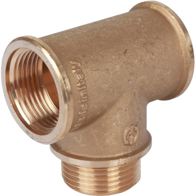 STOUT фитинг Тройник переходной 1 ВНр х 1 НРр х 1 ВНр SFT-0064-000111 латунь 