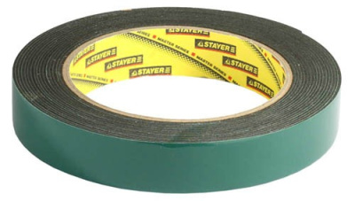 Изолента ПВХ  STAYER PROFI, 15 мм х 10 м, толщина 180 мкм, самозатухающая,зеленая.