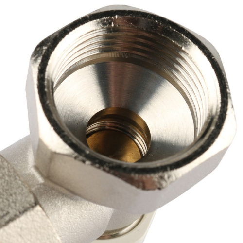 Клапан запорно-балансировочный угловой 3/4" со сгоном. Резьба внут - нар  SVL 1156 000020 STOUT