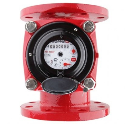 Счетчик горячей воды фланцевый НОРМА СТВ-150Г Ду150 L300 Qn= 150 м3/ч,IP 68, поверка 6 лет