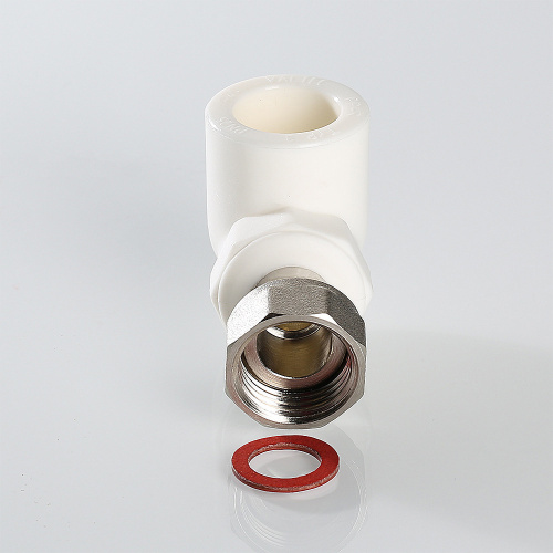 Угольник PPR с накидной гайкой 20х1/2" VALTEC  полипропиленовый VTp.758.0.02004