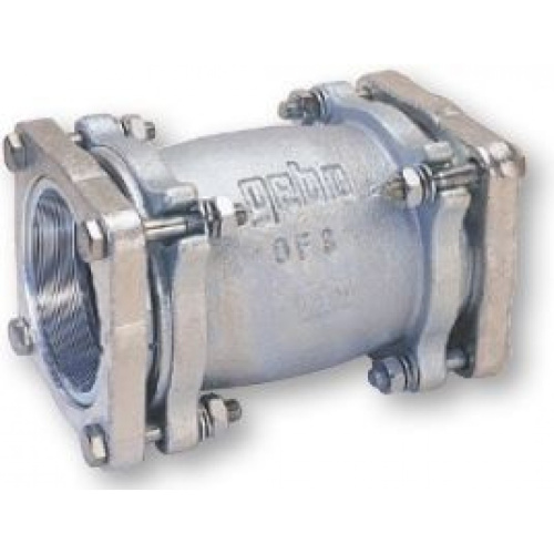 Чугунная фланцевая соединительная муфта для двухстороннего зажима 2"1/2 (74,7 ÷ 76,3) GEBO