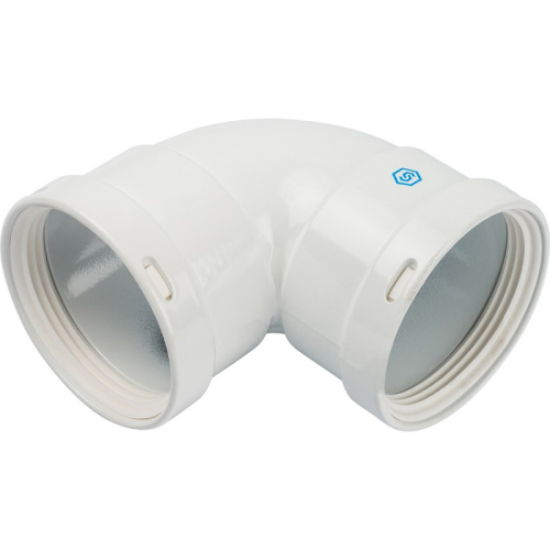 Угол для дымохода 90° F-F Ø 80 двухраструбный STOUT