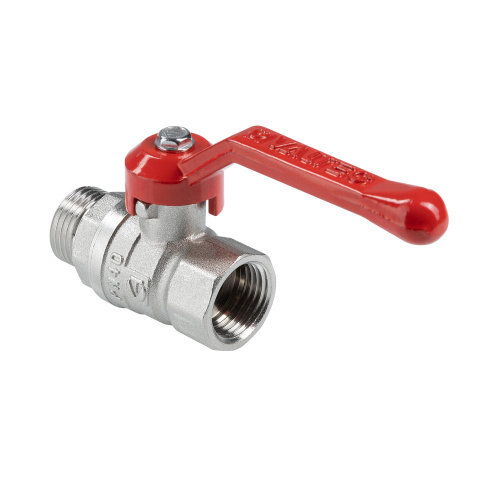 Кран шаровый ГОСТ Р 59553-2021, Стальная рукоятка 1/2" вн.-нар. VALTEC  VT.121.N.04