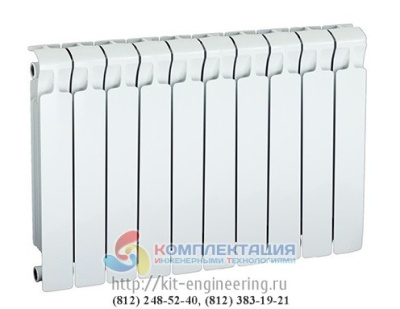Радиатор биметаллический RIFAR Monolit  500 - 14 секций 2674 Вт