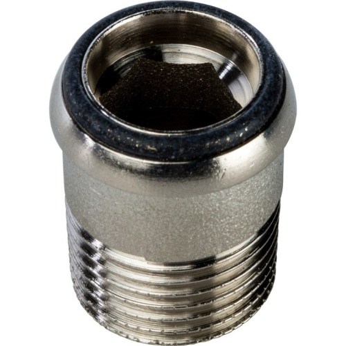 Клапан термостатический угловой 1/2" со сгоном. Резьба внут - нар  SVT 0002 000015 STOUT