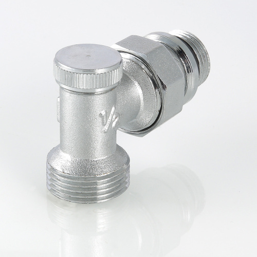 Клапан настроечный угловой (с доп. уплотнением) 1/2" * Евроконус VALTEC VT.019.NER.04