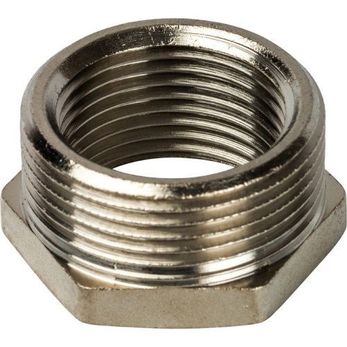 Фитинг STOUT Футорка 2 x 1,1/4  SFT-0029-002114 наружная - внутренняя резьба латунь никелированная