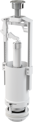 Сливной механизм ALCAPLAST A05  1-ур. с удлиненной СТОП кнопкой, АБС пластик