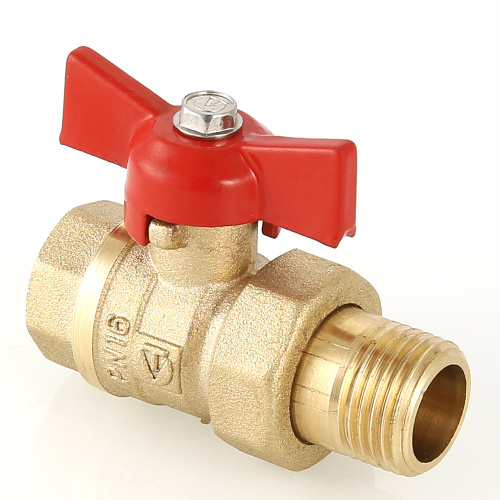 Кран шар. СТАНДАРТ с полусгоном 1/2", вн.-нар. (PN40) VALTEC VT.127.GN.04