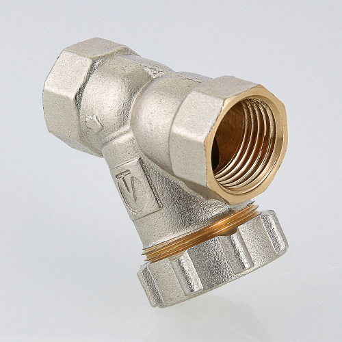 Фильтр косой 1"                         Резьба вн-вн (с заглушкой)  VALTEC               VT.193.N.06