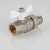 Кран шаровый BASE с полусгоном 3/4" вн.-нар. белая рукоятка VALTEC VT.227.NW.05