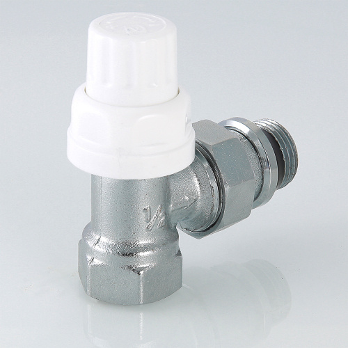 Клапан термостатический для рад. угловой VALTEC 1/2" (с доп. уплотнением) VT.031.NR.04