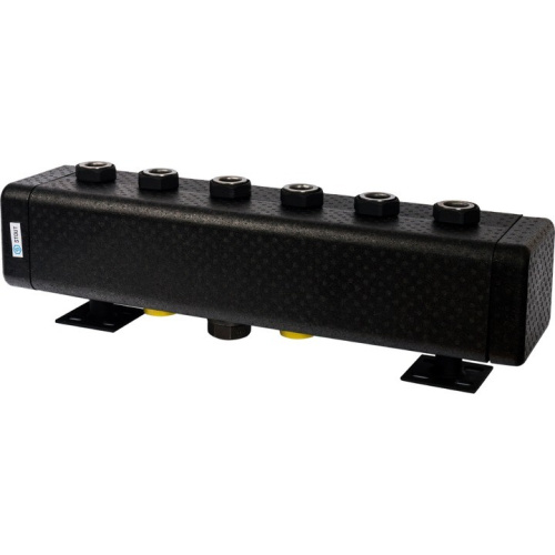 Стальной распределительный коллектор   3 отопительных контура DN 32 в изоляции SDG-0016-005003 STOUT