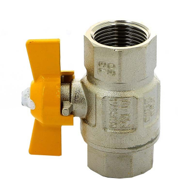 Газовый шаровый кран бабочка 1/2'' внутренняя-внутренняя резьба ITAP LONDON