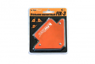Угольник магнитный FIX-3 (45/90/135 град, до 11 кг) FoxWeld