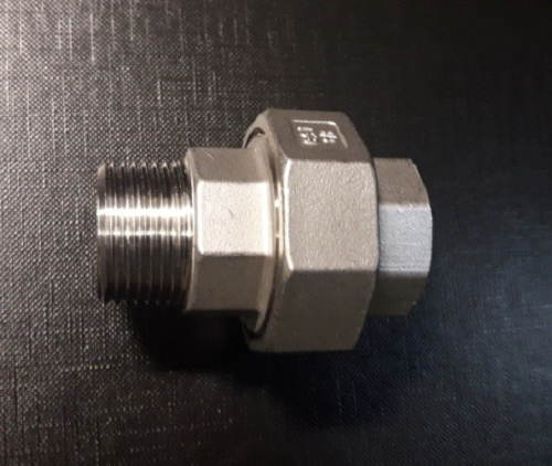 Американка нр/вр DN80 (88,9 мм) AISI 304 из нержавеющей стали