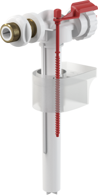 Впускной клапан ALCAPLAST A16, 1/2", для керамических бачков, бок. подвод,АБС пластик,резьба латунь