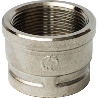 Фитинг   STOUT Муфта переходная 1,1/2 x 1  SFT-0006-001121 внутренняя резьба латунь никелированная