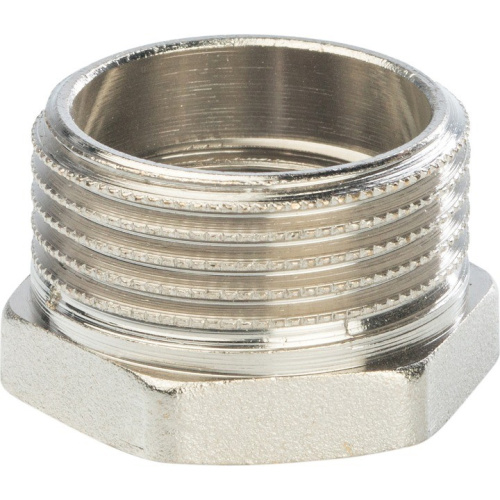 Фитинг STOUT Футорка 1/2 x 1/4   SFT-0029-001214 наружная - внутренняя резьба латунь никелированная